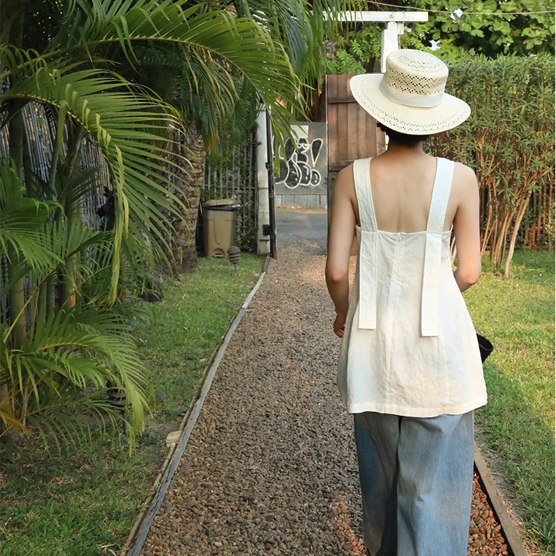 波点提花连衣裙后背飘带设计收腰显瘦法式风情中长款上衣夏季