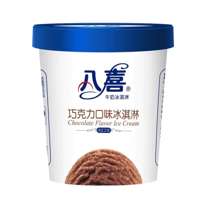 BAXY/八喜巧克力口味冰淇淋550g雪糕同城配