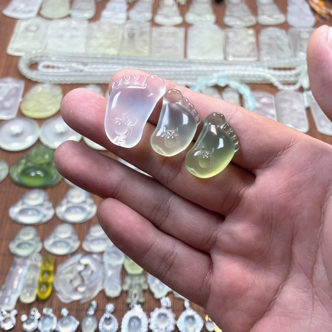 蛇纹石玉未镶嵌多样性随机发一