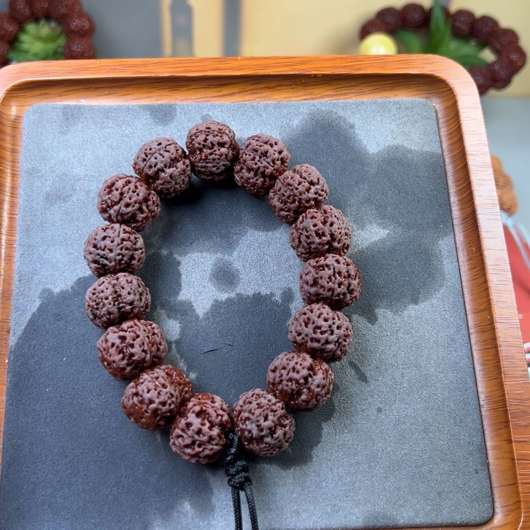 手串金刚菩提20尺寸满肉古龙梅花严选头货