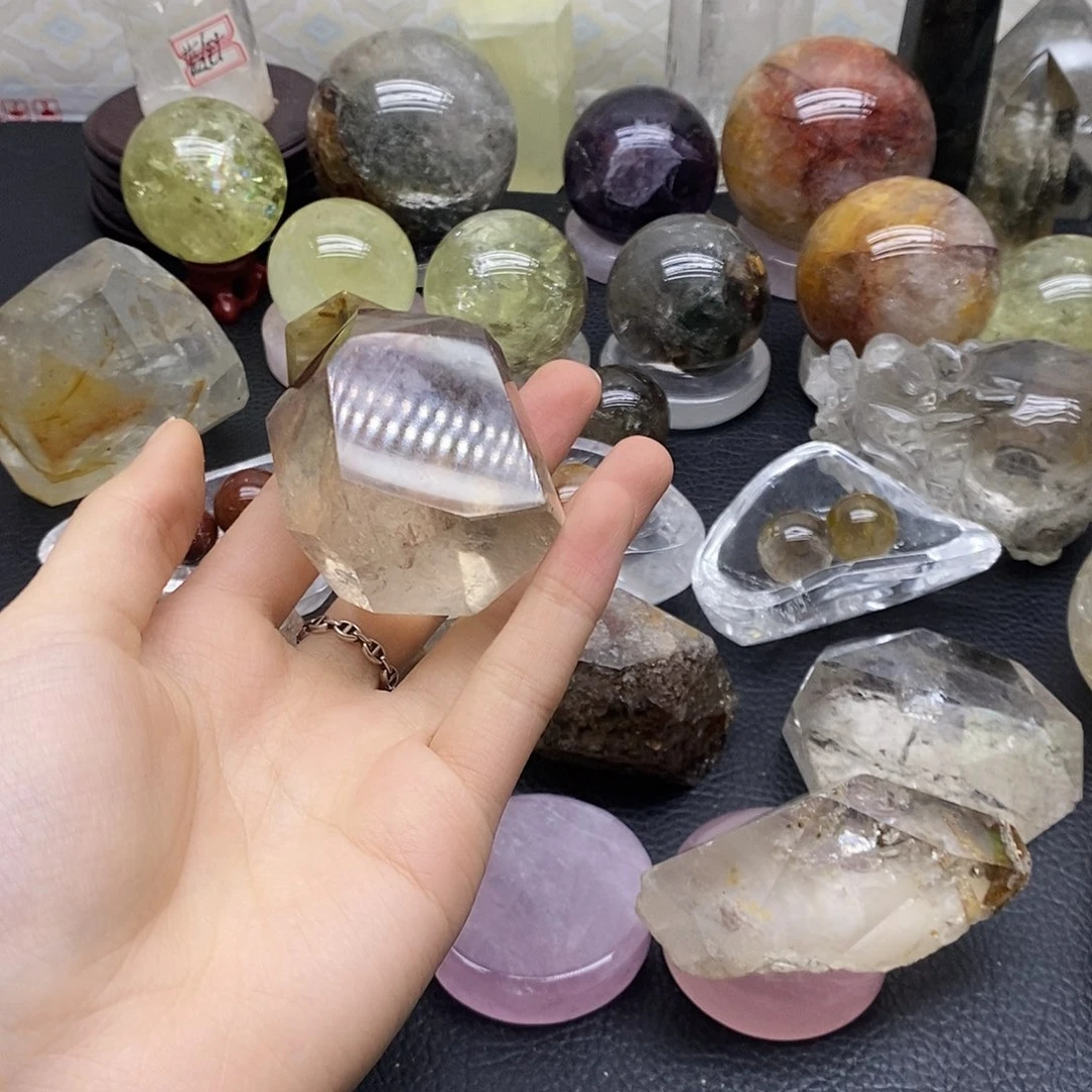 珠宝半成品水晶未镶嵌217水晶石