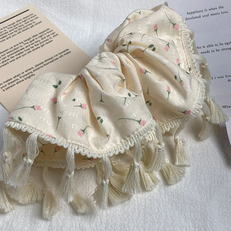 A200大肠发圈女国风流苏发绳高级感韩系头绳发饰后脑勺盘发头饰