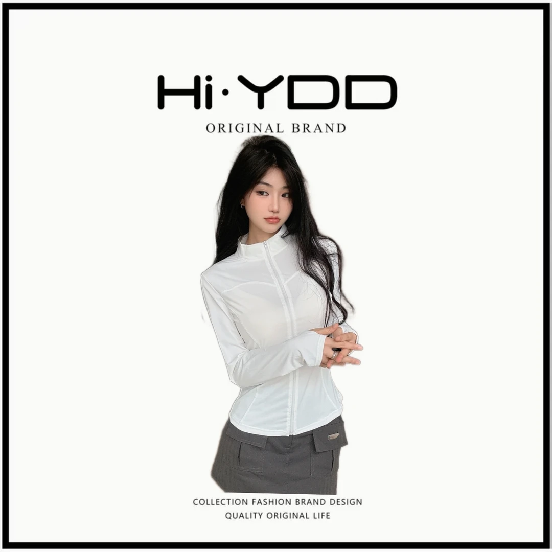 YDD•【立领】防晒衣女夏季薄款防紫外线修身短款防晒户外运动外套