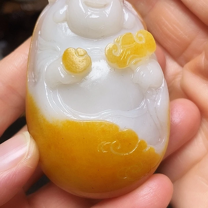 和***财和田玉未镶嵌挂件
