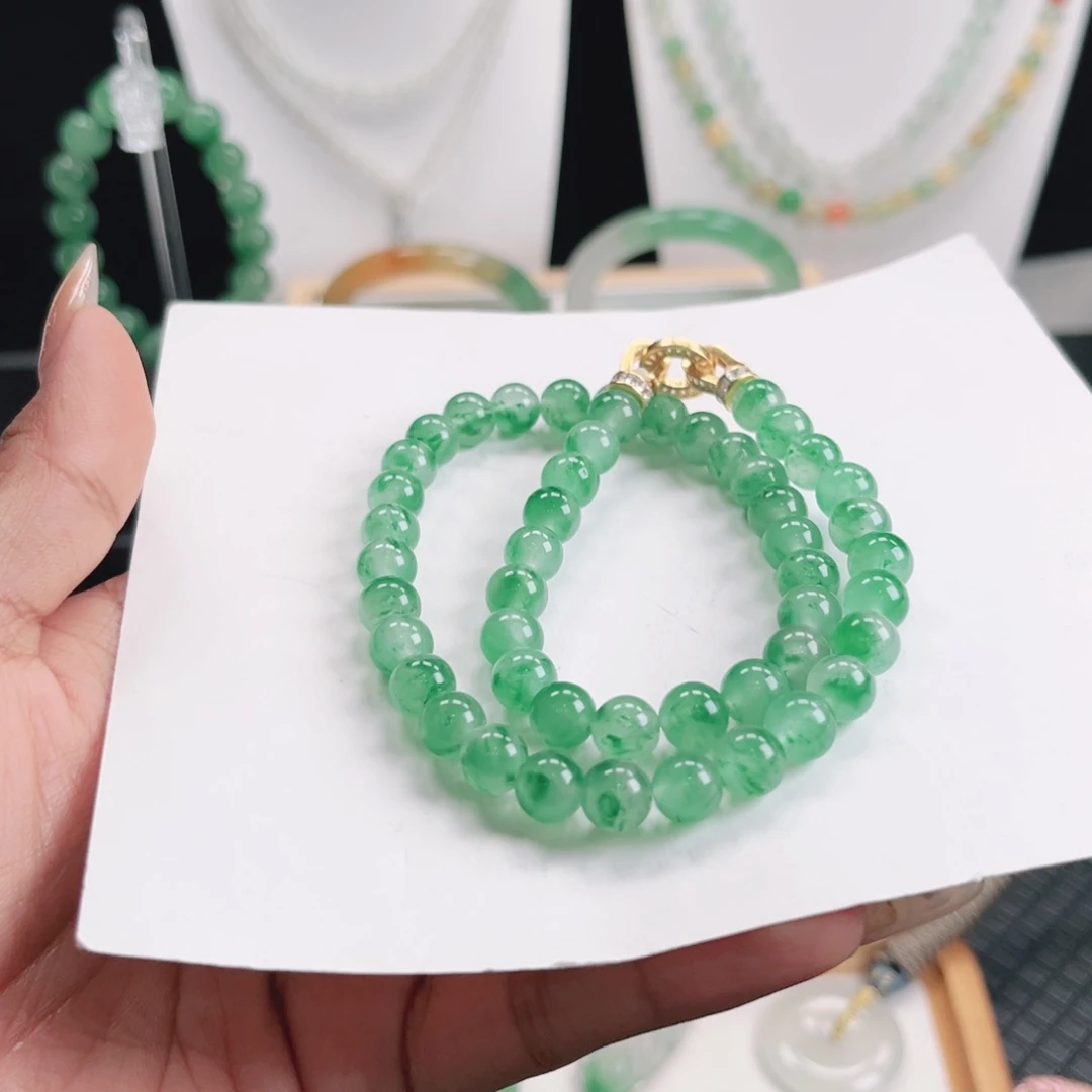 石英质玉未镶嵌手串