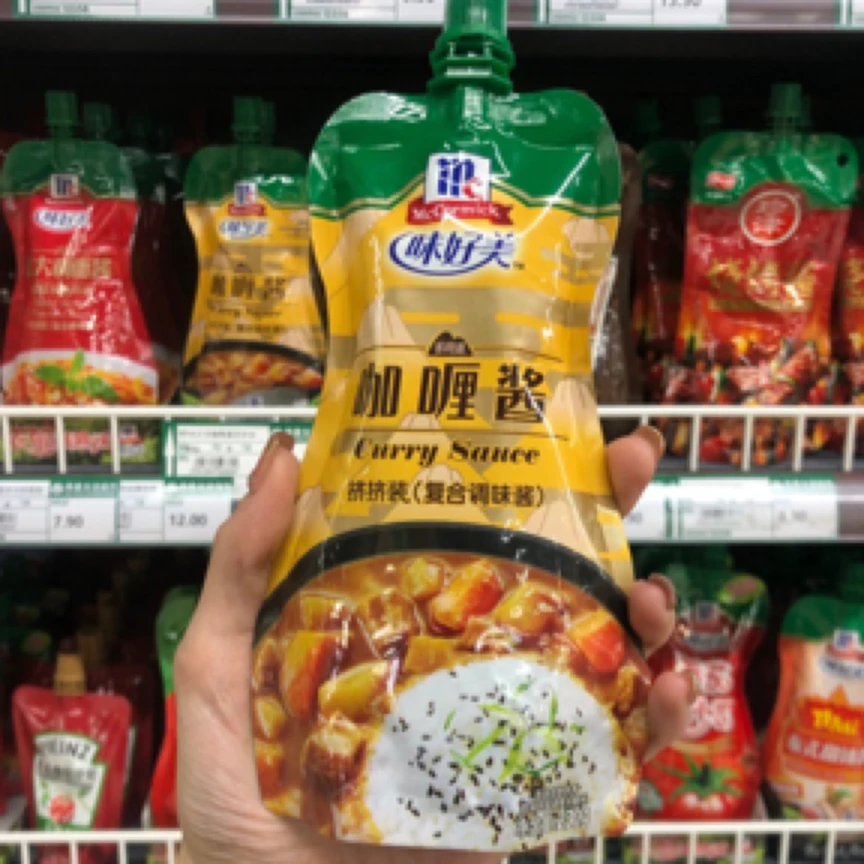 味好美咖喱酱挤挤装