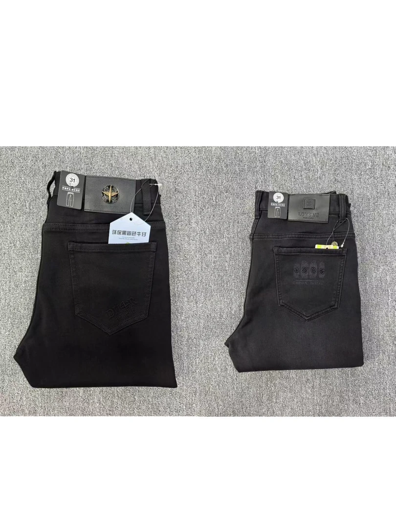 【商都】2款秋冬欧货合体弹力磨毛拉绒牛仔裤854