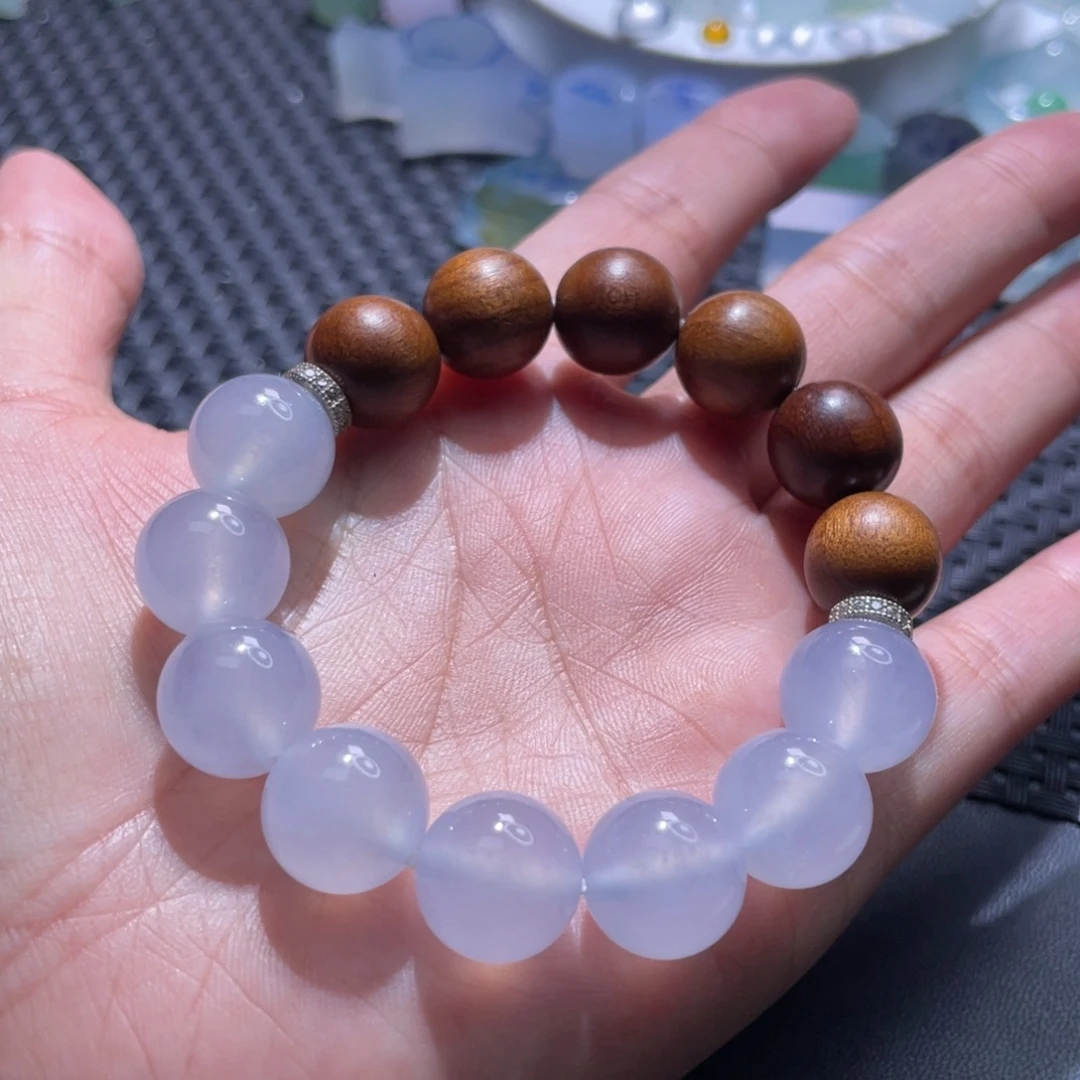 定制翡翠未镶嵌卡12➕手串