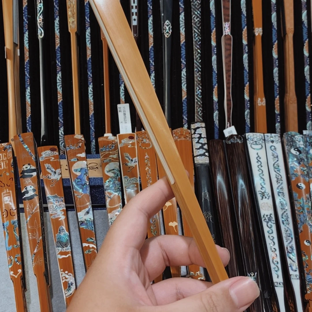 扇子纯手工制作工艺品