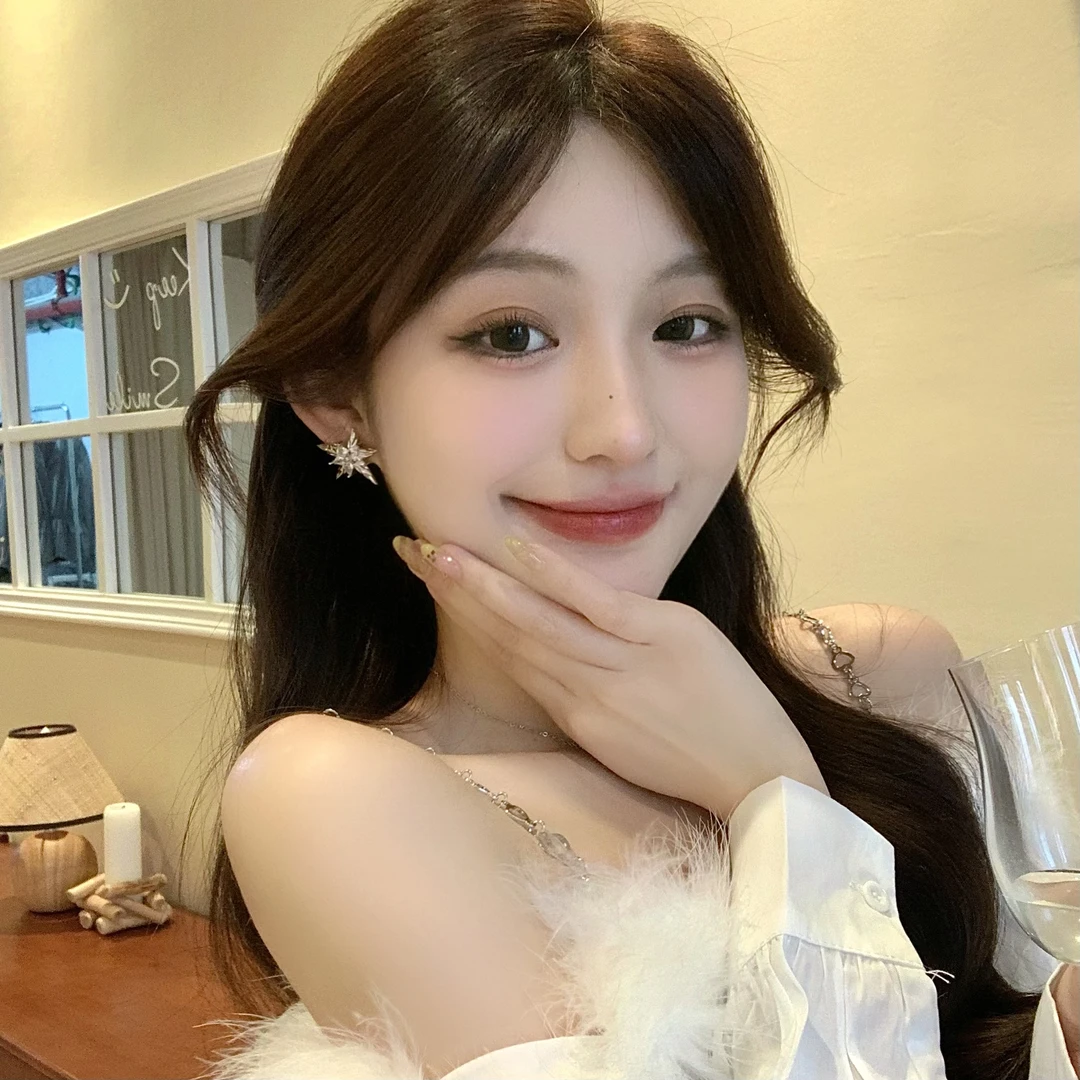 FULL GIRLISH耳环01864夸张个性星星耳钉耳饰