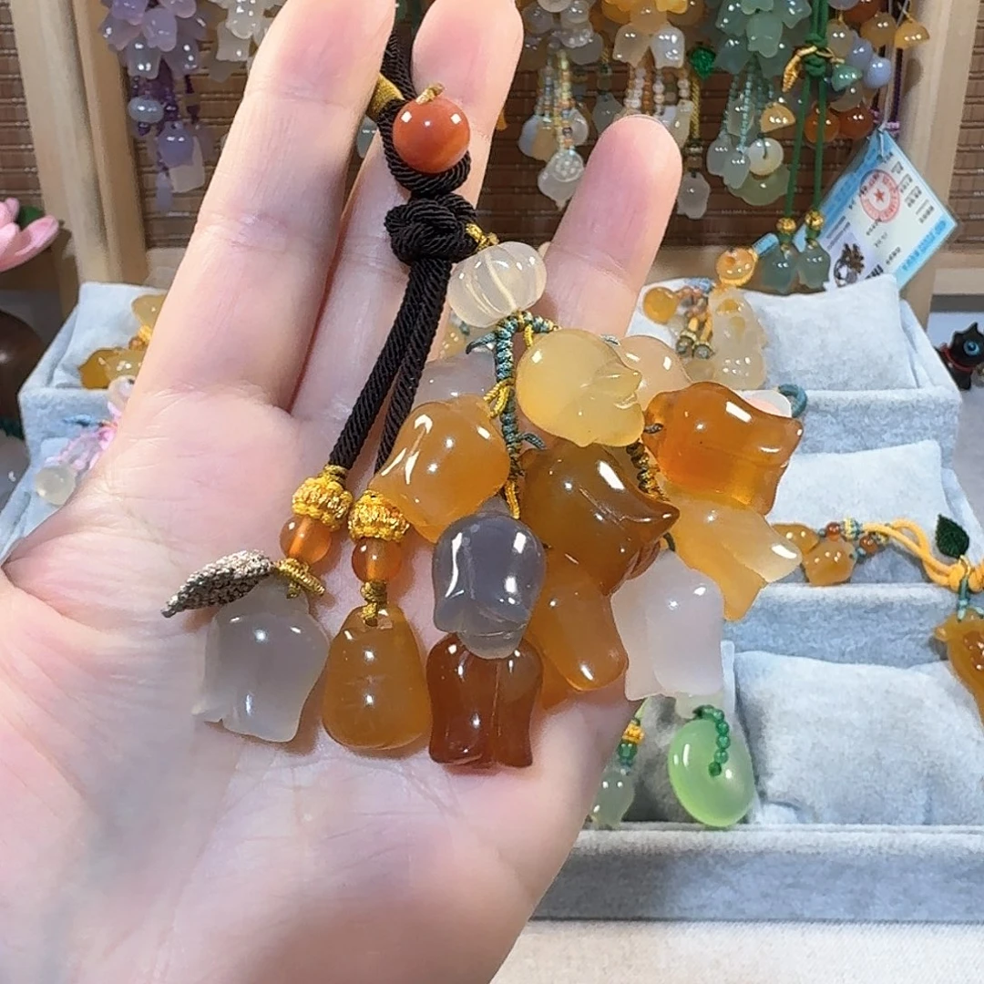 玛瑙/玉髓小吊坠挂件不挑不拣福利未镶嵌