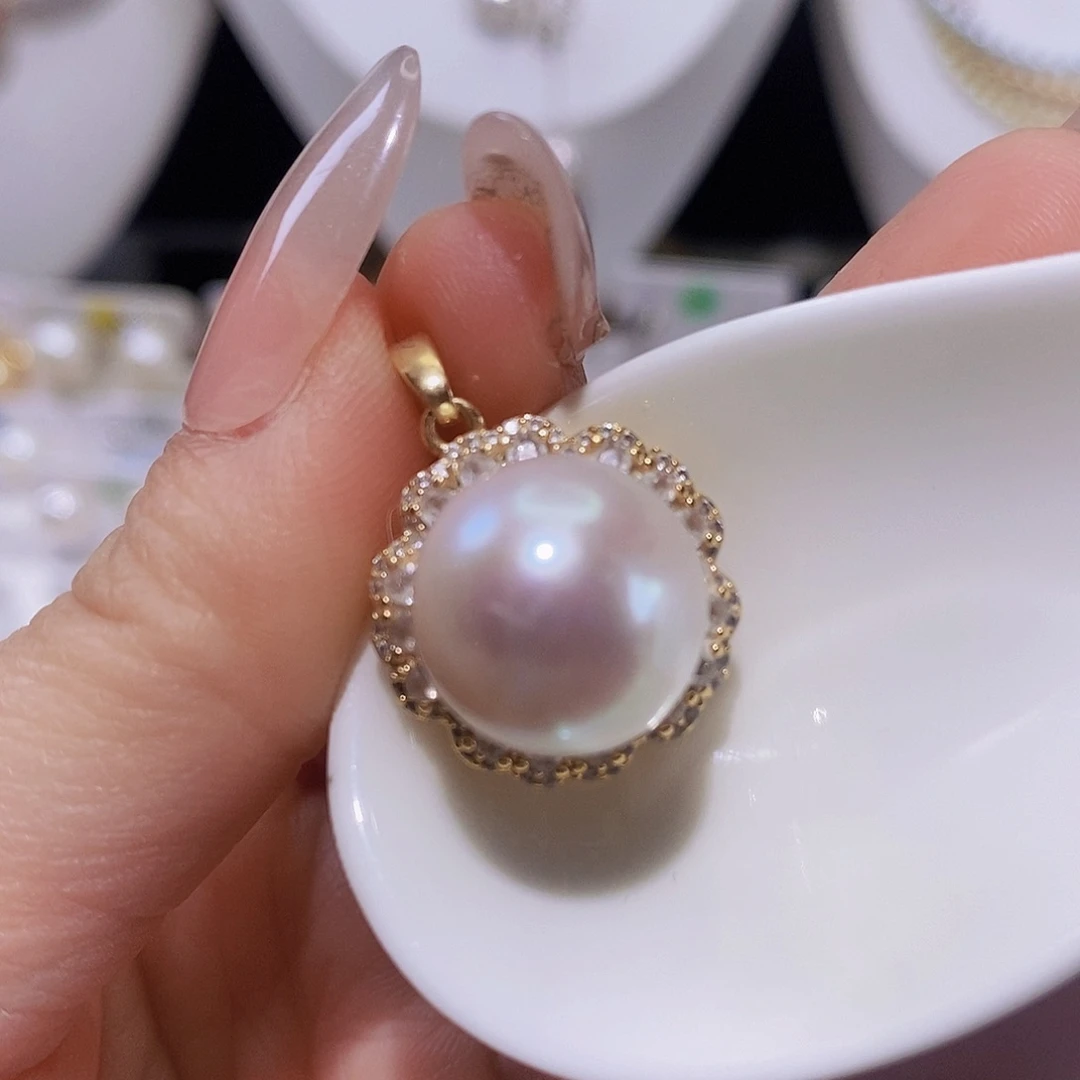 淡水珍珠颈饰合金