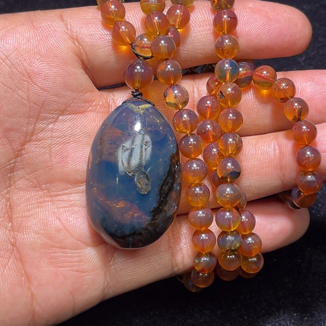 未镶嵌琥珀手串缅甸琥珀16