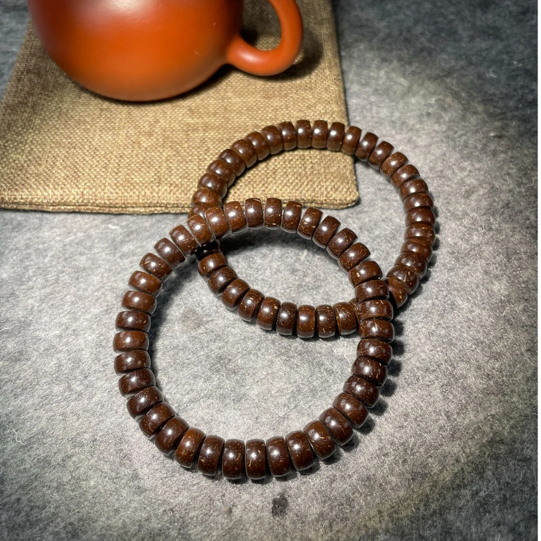 原生态椰蒂药片9*5单圈浪家文玩A3-8