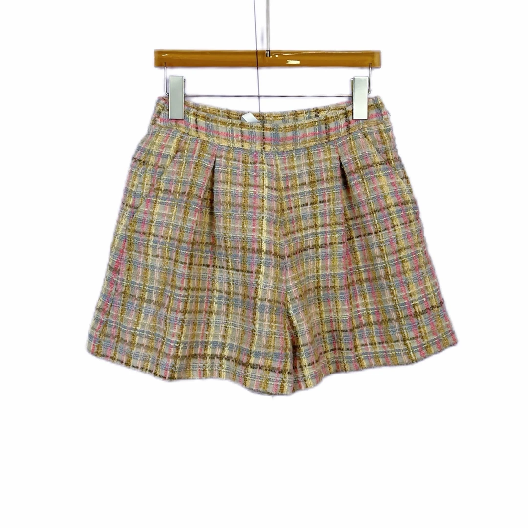 99新 MIU MIU/缪缪 010091 褶式裹身半身短裙 36码