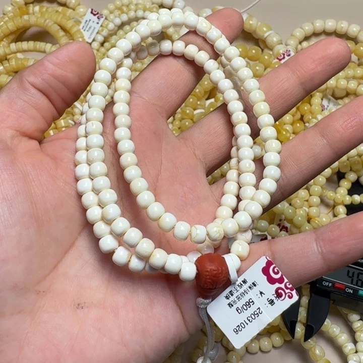 未镶嵌项链琥珀蜜蜡108颗