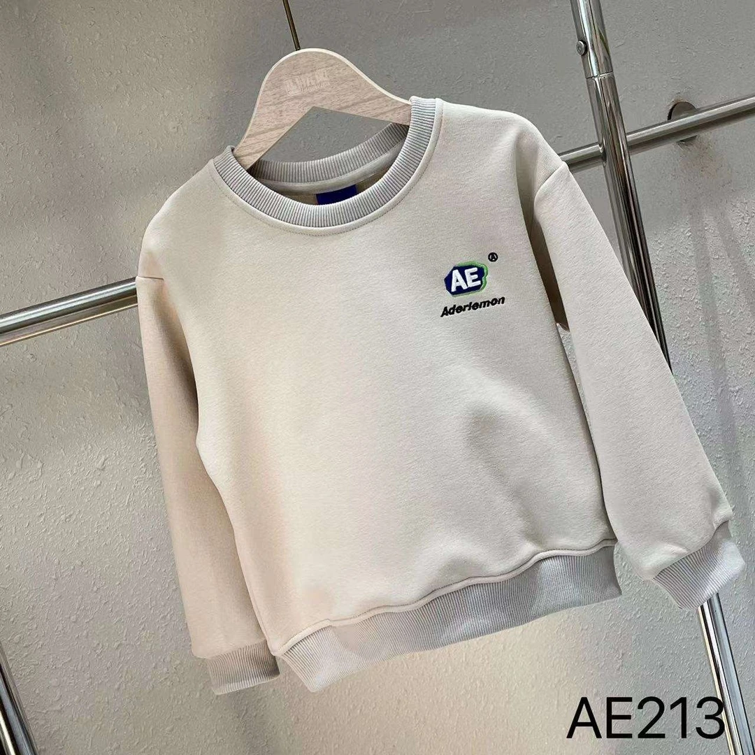 【YF】AE213刺绣字母时尚韩版儿童卫衣