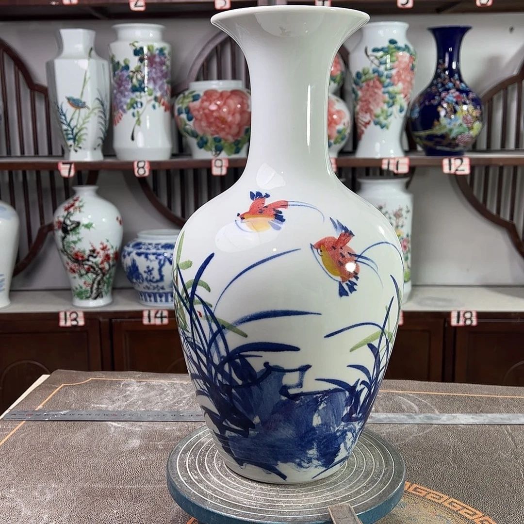 摆件陶景德镇陶瓷棒玉