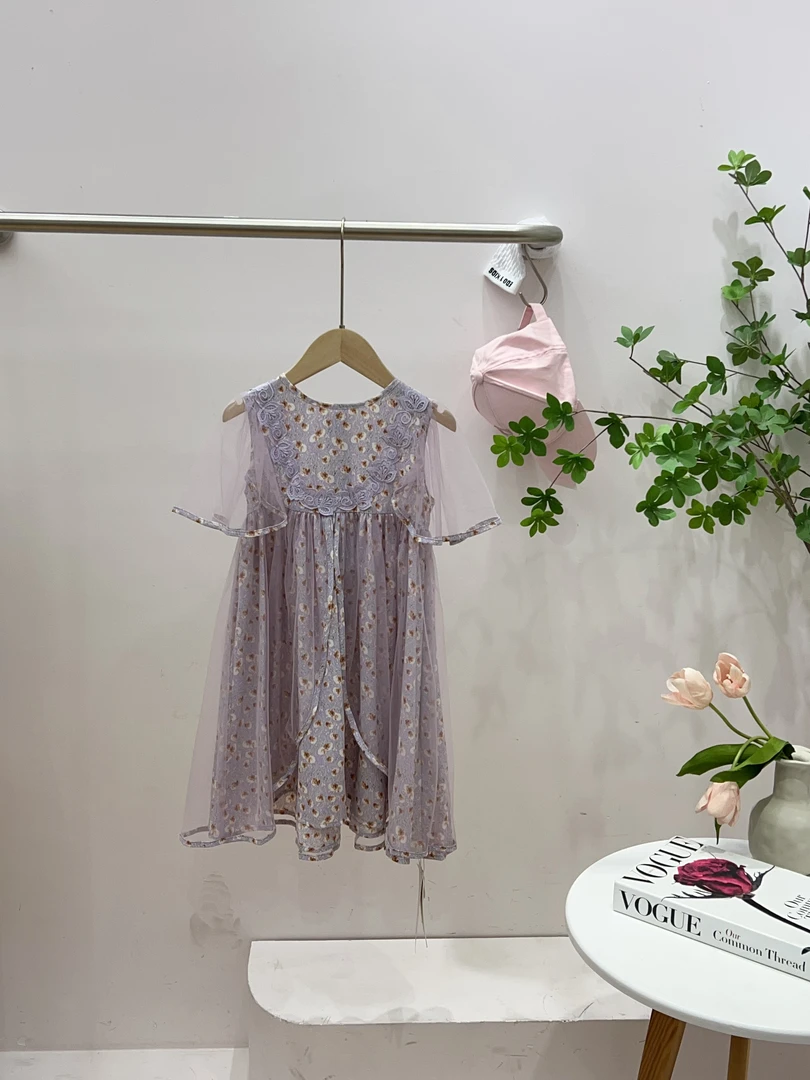 60842高端潮流时尚百搭休闲童装时尚连衣裙A15-3-1