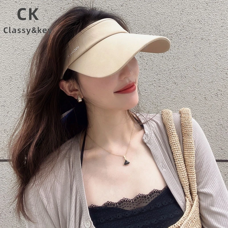 Classy key新加坡设计师联名款跑步空顶太阳帽出游冰丝防晒帽男女
