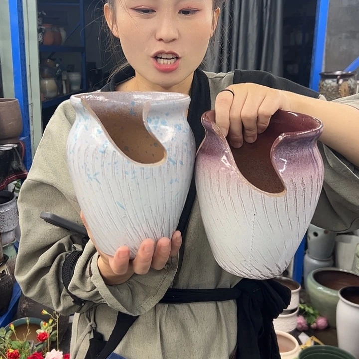 13+19 粗陶花盆有孔