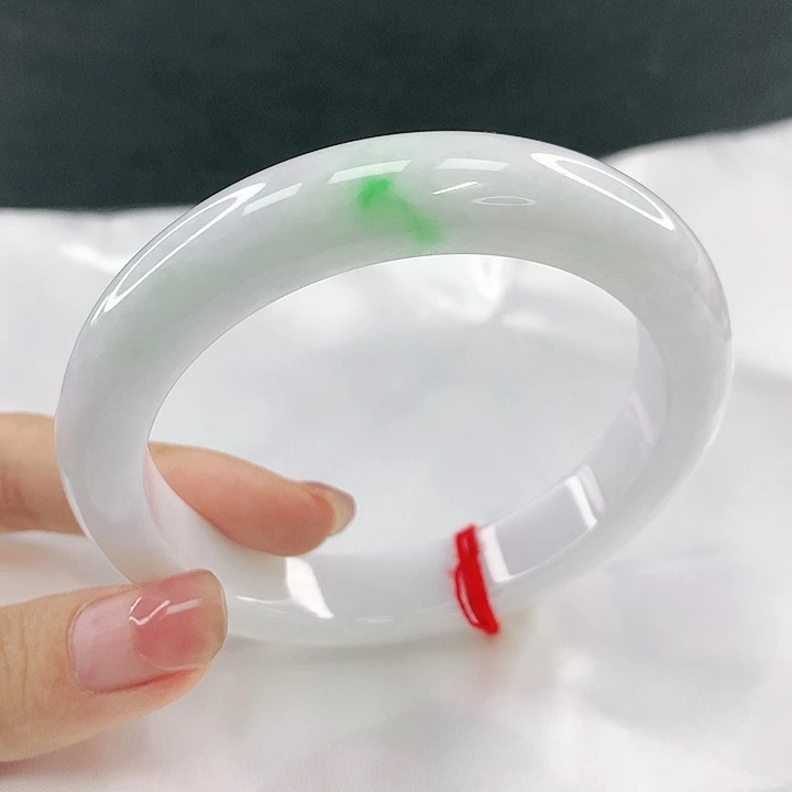 翡翠未镶嵌手镯圈58.6，40172