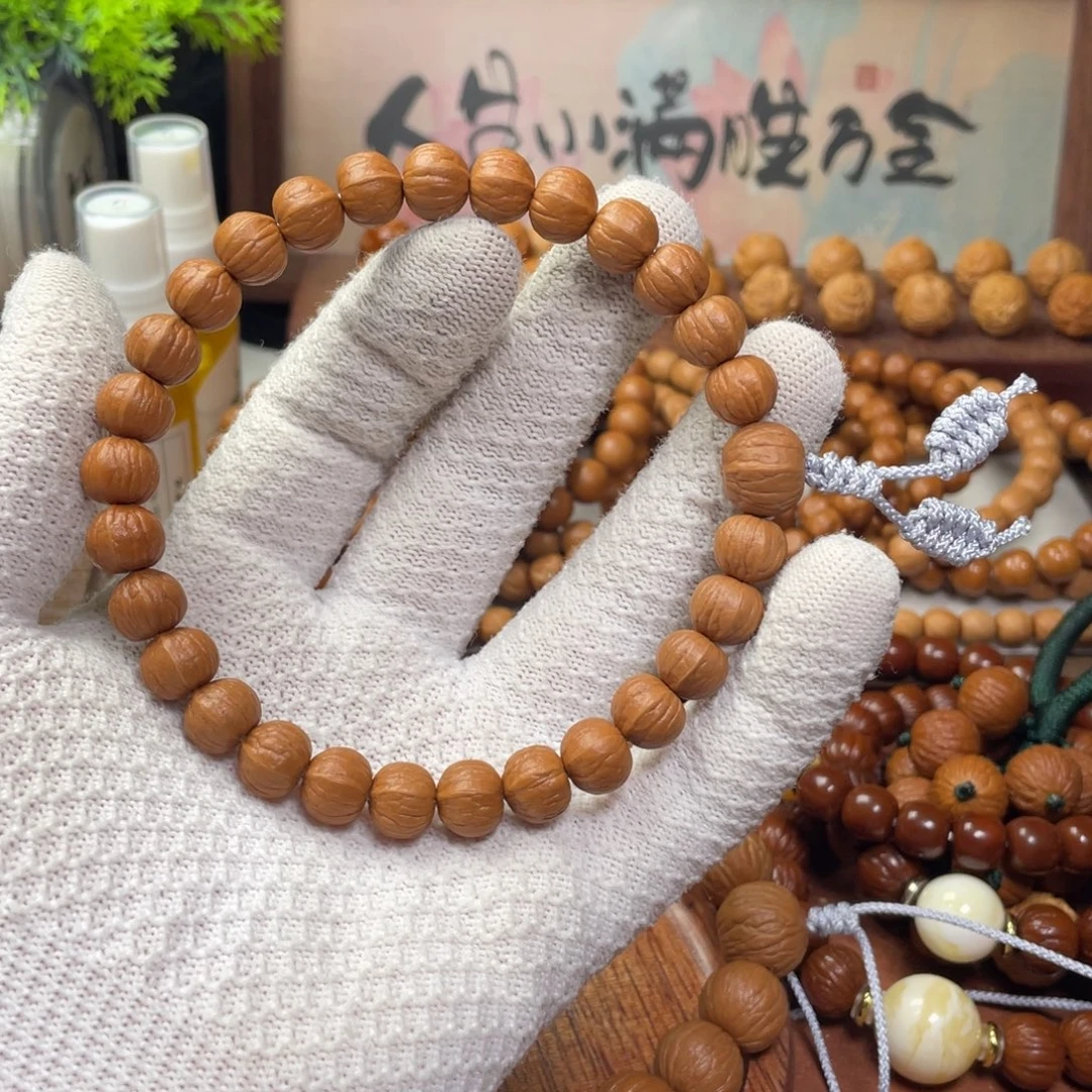 萬***时猴头核桃手串南瓜