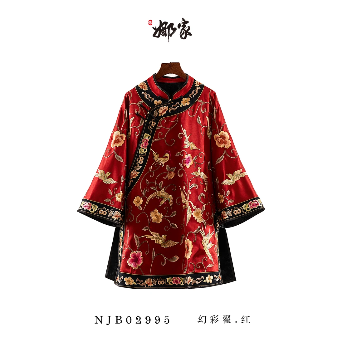 娜家国风幻彩翟鸟上衣NJB（02995）