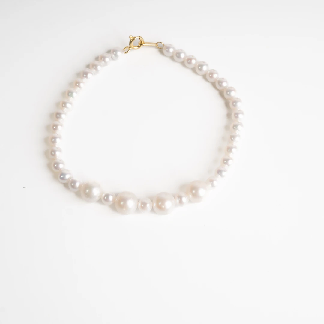 【大D】】强光大小珠满天星设计款全珠手链/4-8MM