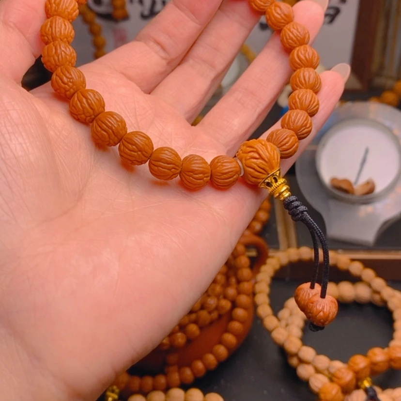 【闪购商品】桃核手串明****好龙文桃核