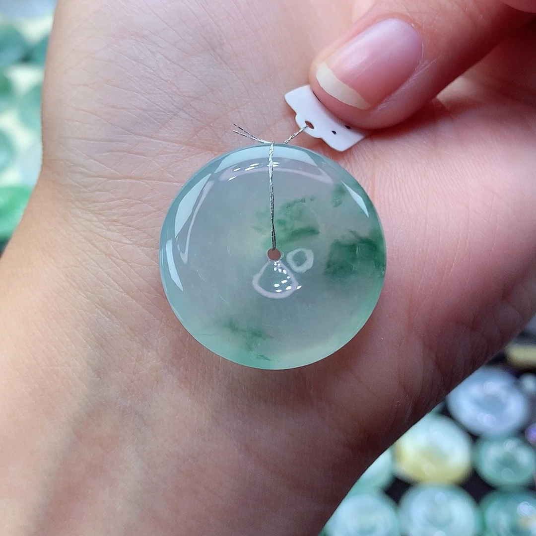 翡翠颈饰未镶嵌51尺寸25.6-5.6