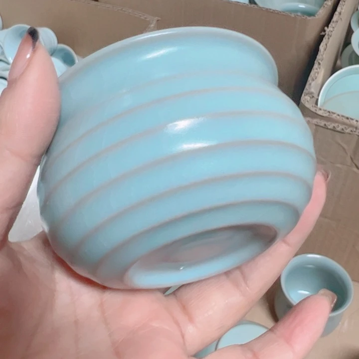 杯汝瓷原产地生产瑕品