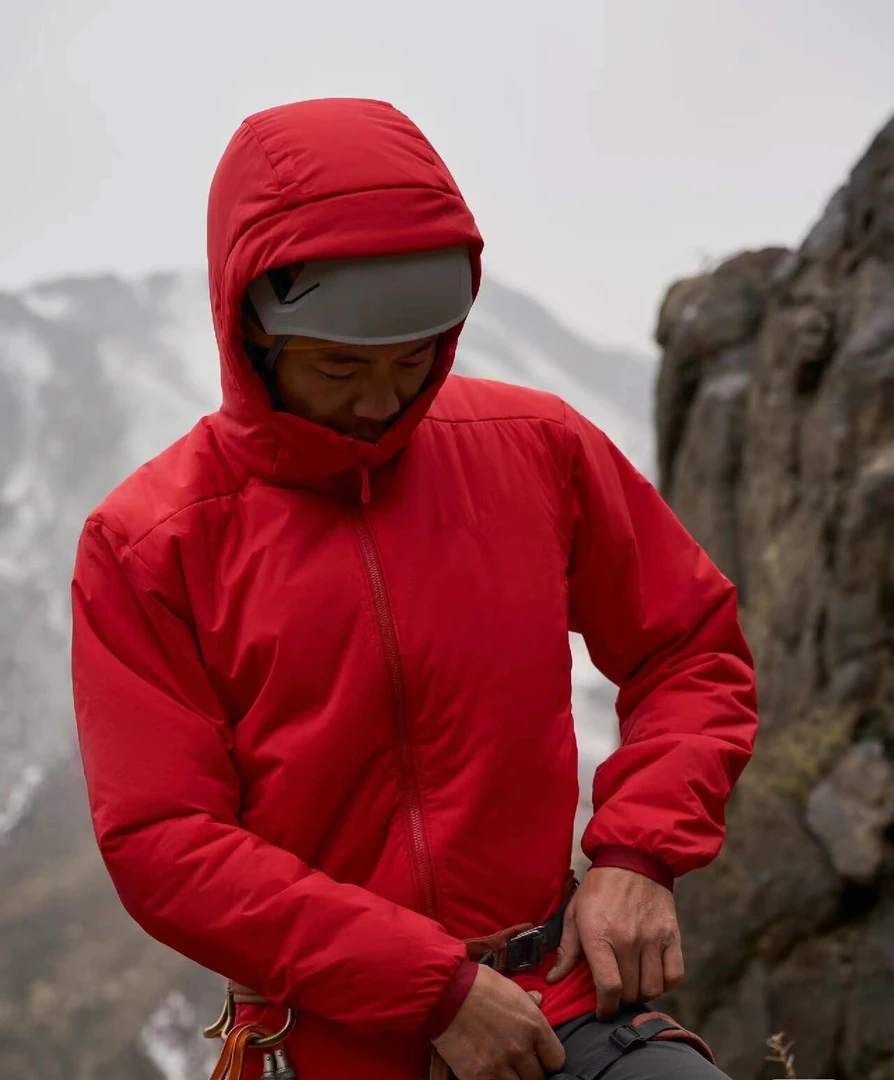 尼龙阿瞳沐户外轻量化连帽保暖棉服轻便防风御寒棉衣