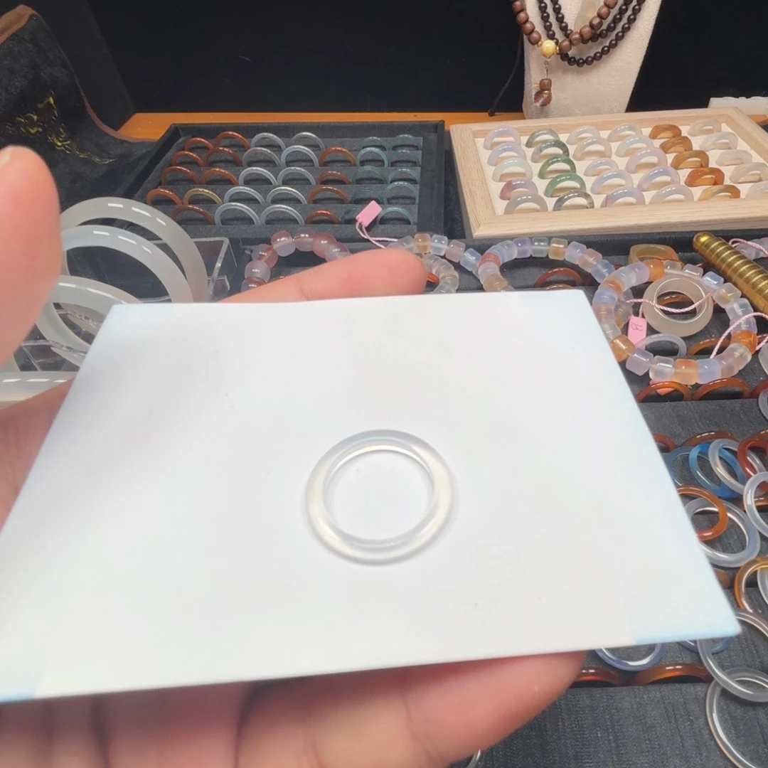 1***7玛瑙/玉髓戒指合金9