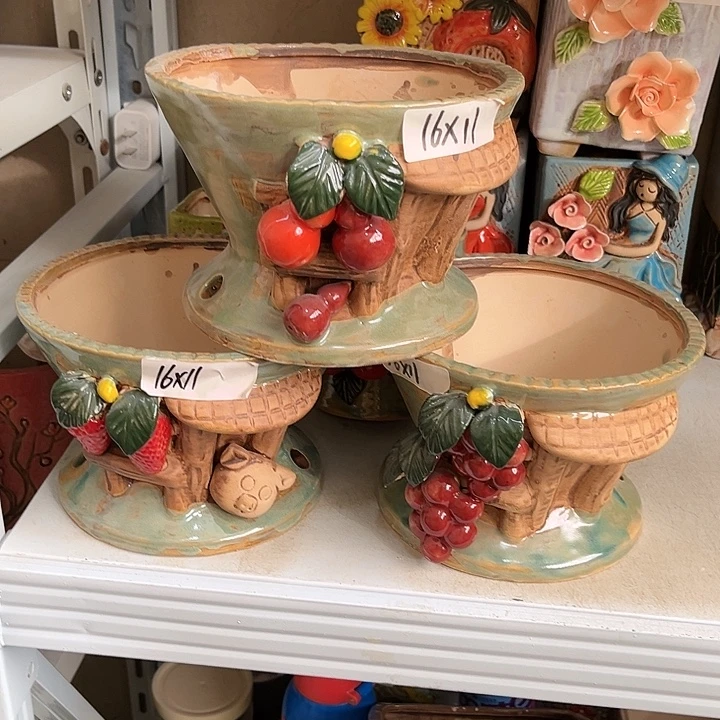 粗陶材质多肉花盆