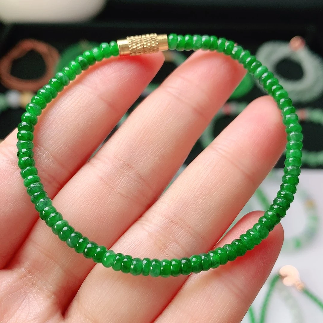 翡翠未镶嵌手链翡翠