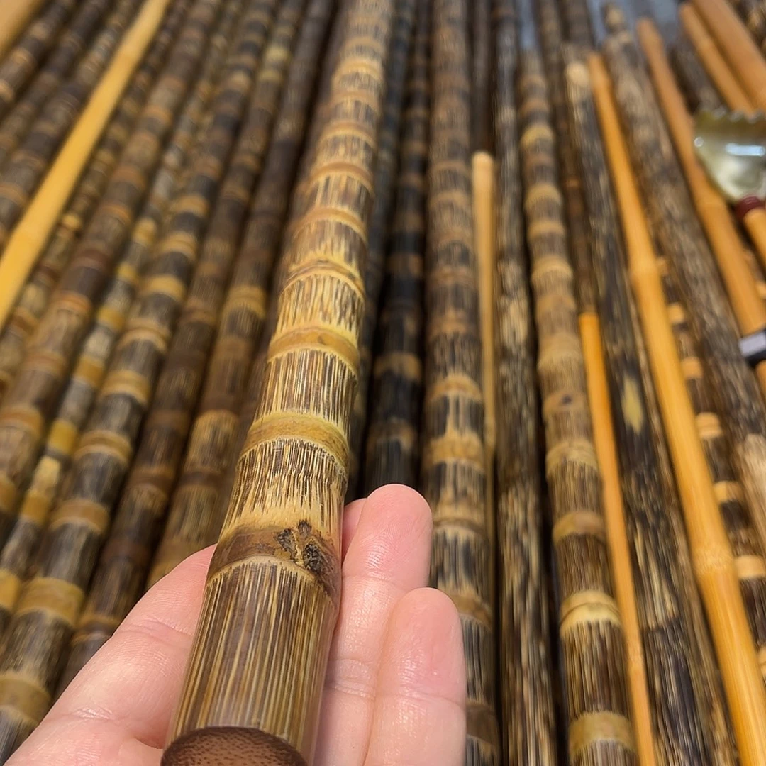 甜***圈竹精美金丝实心竹1.2米长