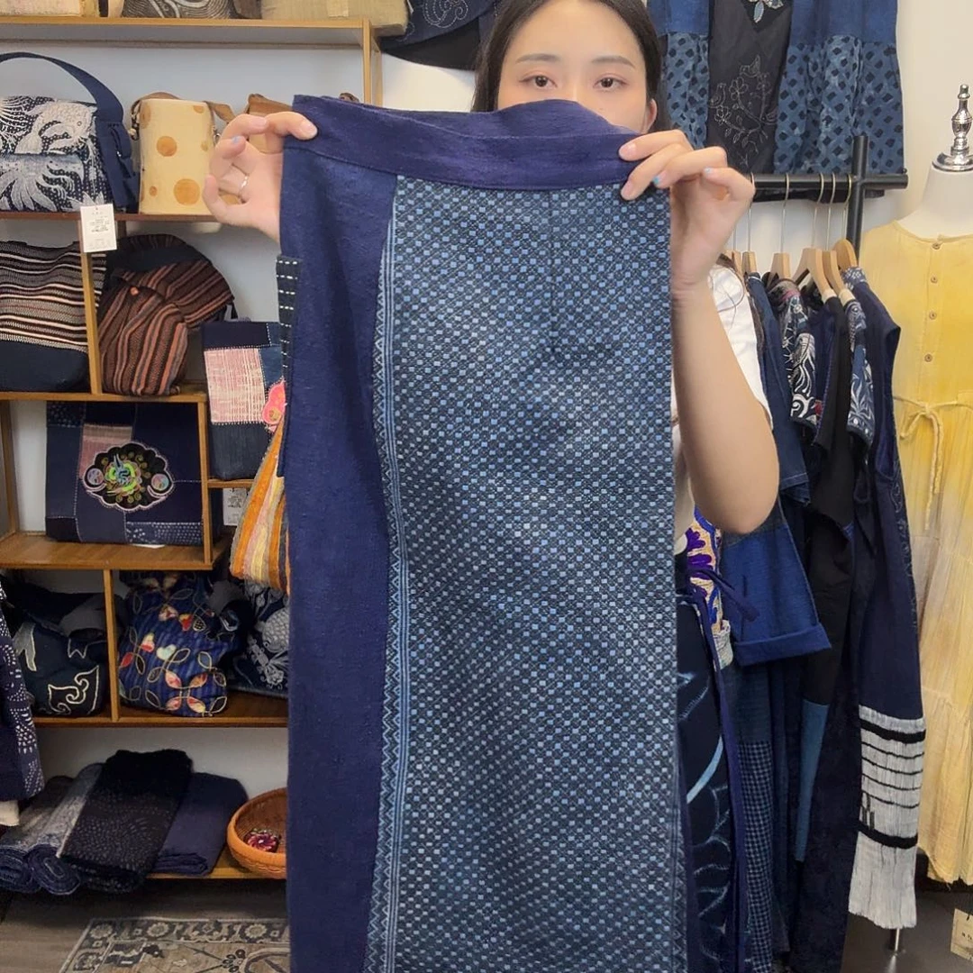 棉棉妤然服饰织锦裹裙