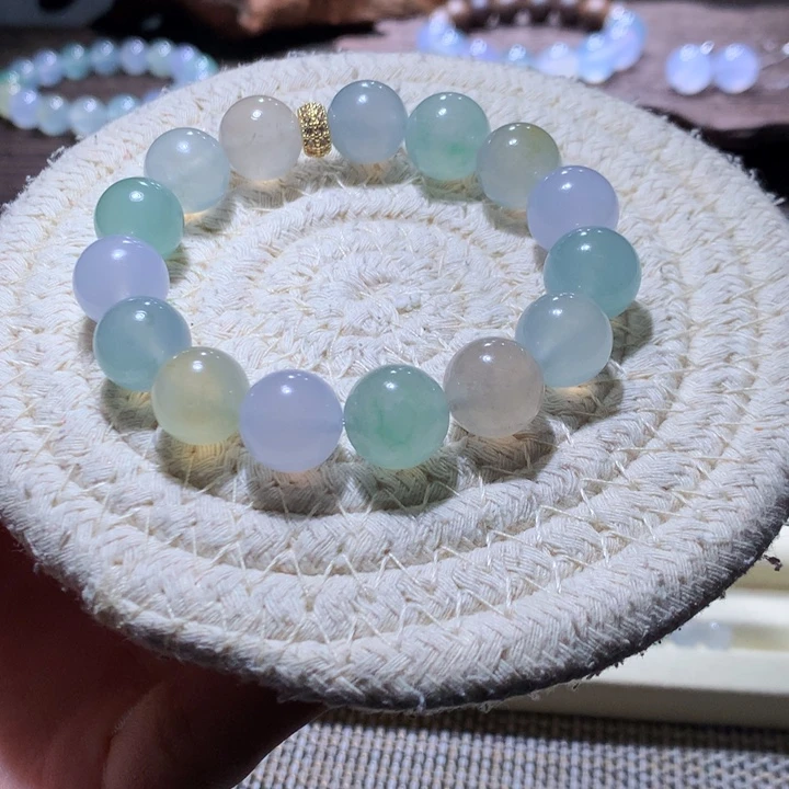 翡翠散珠8折特价糖果色卡12左右