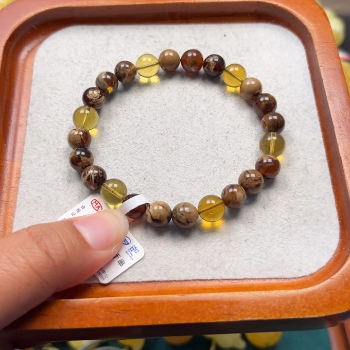 琥珀未镶嵌珠宝奇石M87号7.9+妖花