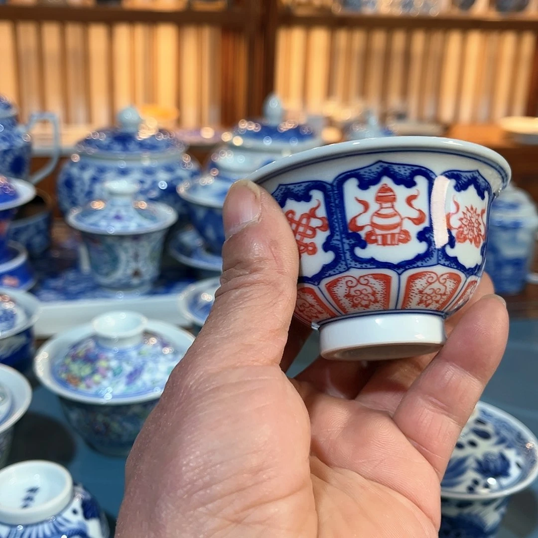 錡镇堂手工手绘绘杯
