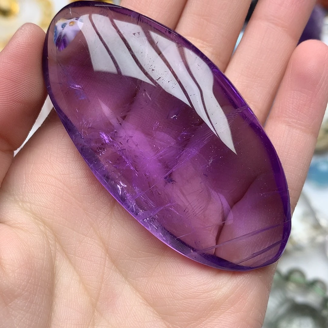 珠宝半成品未镶嵌水晶手把件