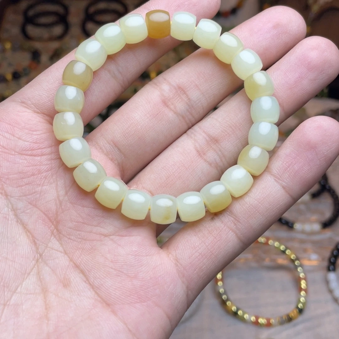 和田玉未镶嵌手链