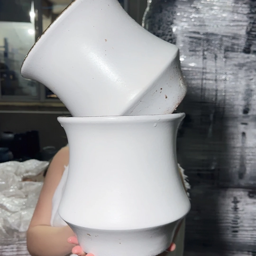 紫砂花盆高20口20