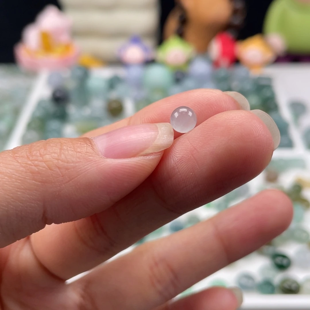 翡翠散珠天然翡翠a货5.2