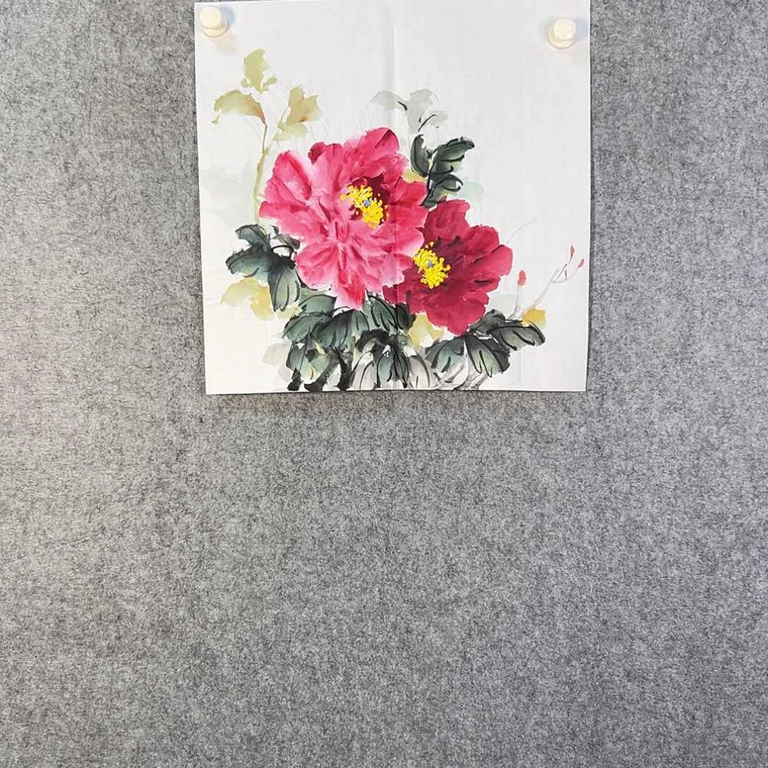 国画597 花鸟在此处飞翔也不太方便呀