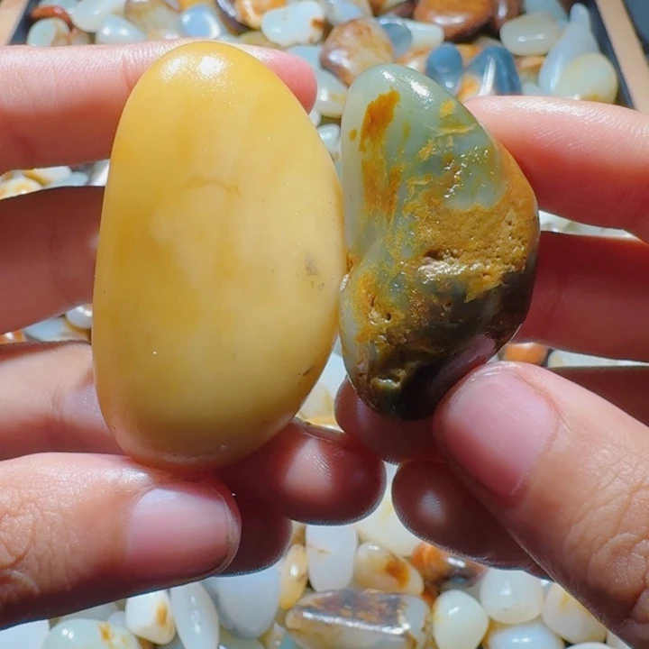 和田玉未镶嵌挂件24k