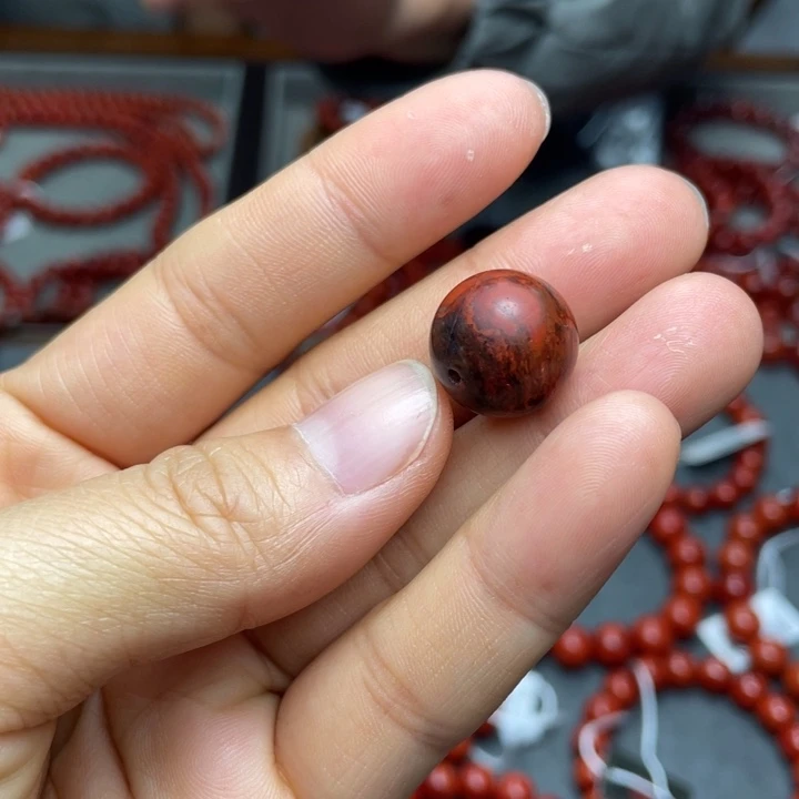 南红玛瑙单珠15多样性发1未镶嵌