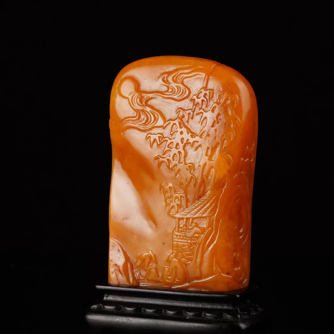 Lot8839 25YU110384寿山石竹林访友/匡时