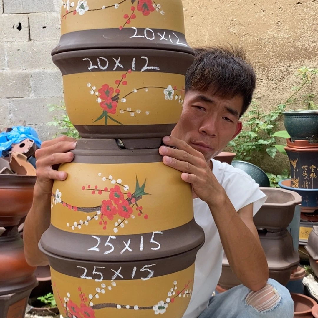 紫砂花盆紫砂壶的时候我